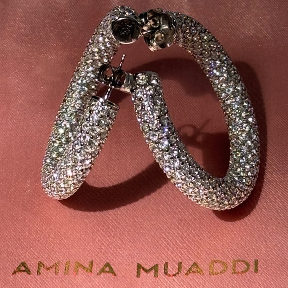 Aminah Muaddi Cameron Hoop Earrings - Picture 12 of 16